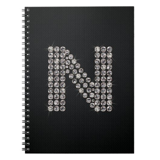 Carnet bling - N (Devant)
