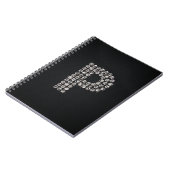 Carnet bling - P (Côté gauche)