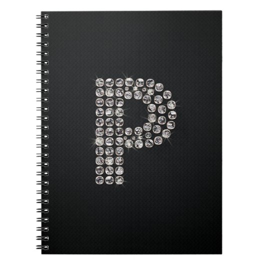 Carnet bling - P (Devant)