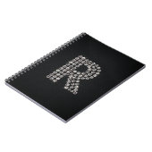 Carnet bling - R (Côté gauche)