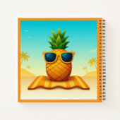 Carnet "Bliss du coucher de soleil tropical" (Dos)