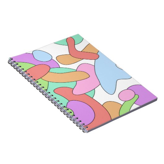 Carnet BLOB coloré (Côté Droit)