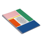 Carnet Bloc de couleur Design moderne (Côté Droit)