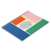 Carnet Bloc de couleur Design moderne (Côté gauche)