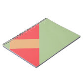 Carnet Bloc de couleur moderne Geo 1 (Côté gauche)