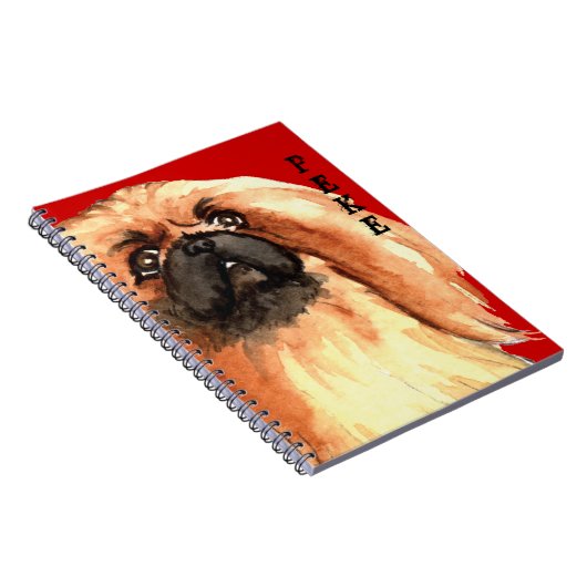 Carnet Bloc de couleur Pekingese (Côté Droit)