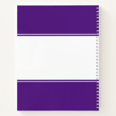 Carnet Bloc de couleur personnalisé (Dos)