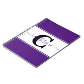Carnet Bloc de couleur personnalisé  (Côté gauche)