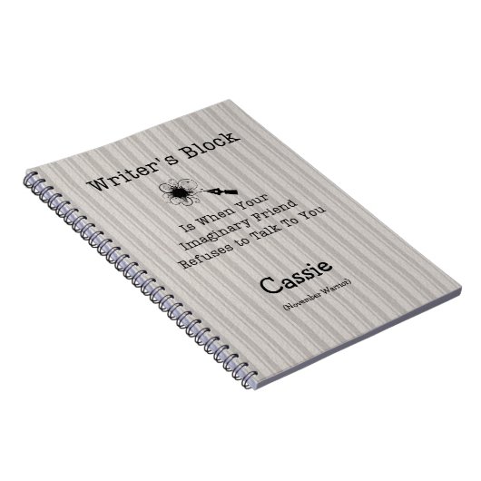 Carnet bloc de l'auteur (Côté Droit)