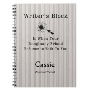 Carnet bloc de l'auteur
