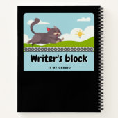 Carnet Bloc de l'écrivain : bande dessinée de l'écrivain (Dos)