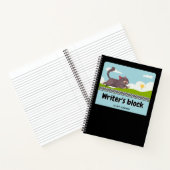 Carnet Bloc de l'écrivain : bande dessinée de l'écrivain (Intérieur)