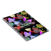 Carnet Bloc de notas mariposas (Côté Droit)