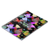 Carnet Bloc de notas mariposas (Côté gauche)