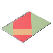 Carnet Bloc géométrique de couleur moderne 1 (Côté gauche)