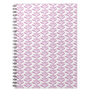 Carnet Bloc Imprimer Clair rose spirale Notebook
