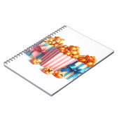 Carnet bloc note popcorn  (Côté gauche)