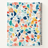 Carnet Bloc-notes à motif terrazzo (Dos)