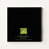 Carnet Bloc-notes aléatoire de 8-1/2 po². (Dos)