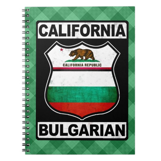 Carnet Bloc-notes américain de Californie (Devant)