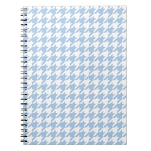 Carnet Bloc - notes bleu placide de pied-de-poule
