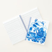 Carnet Bloc-notes Blue Willow China Design (Intérieur)