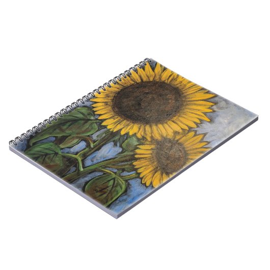 Carnet Bloc-notes Bold Sunflower (Côté gauche)