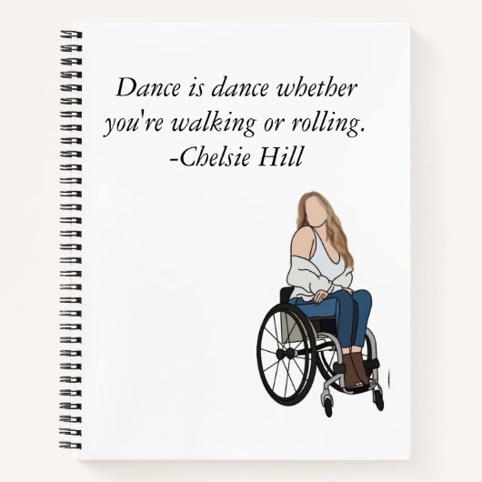 Carnet Bloc-notes Chelsie Hill Dance is Dance (Devant)
