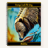 Carnet Bloc-notes d'art tribal : Motifs gras (Devant)