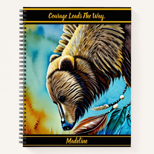 Carnet Bloc-notes d'art tribal : Motifs gras (Devant)