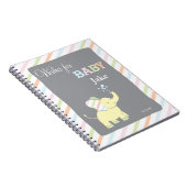 Carnet Bloc - notes de baby shower de conseils de (Côté Droit)