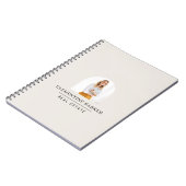 Carnet Bloc-notes de branding d'entreprise avec photo d'a (Côté gauche)