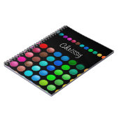 Carnet Bloc-notes de la palette de maquillage (Côté gauche)