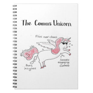 Carnet Bloc - notes de licorne de Comms