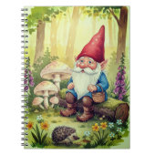 Carnet bloc-notes de lutin fantaisiste de la forêt (Devant)