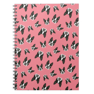 Carnet Bloc - notes de motif de Boston Terrier - pastèque