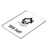 Carnet Bloc-notes de personnel (Côté gauche)
