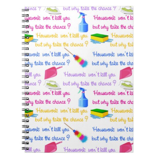 Carnet Bloc - notes des travaux domestiques (Devant)