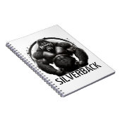 Carnet Bloc-notes du logo de Silverback Gorilla (Côté Droit)