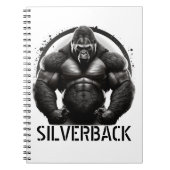 Carnet Bloc-notes du logo de Silverback Gorilla (Devant)