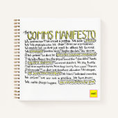 Carnet Bloc-notes du manifeste des communications (Devant)