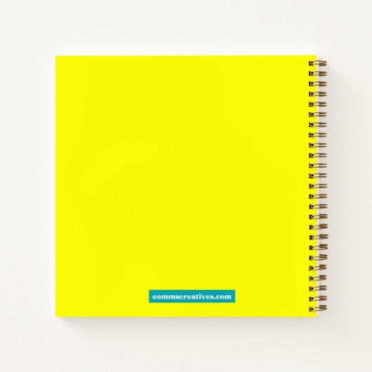 Carnet Bloc-notes du manifeste des communications (Dos)