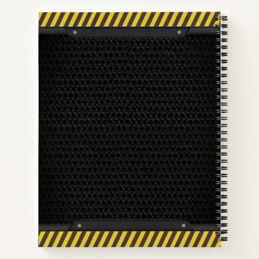 Carnet Bloc-notes en métal (Dos)