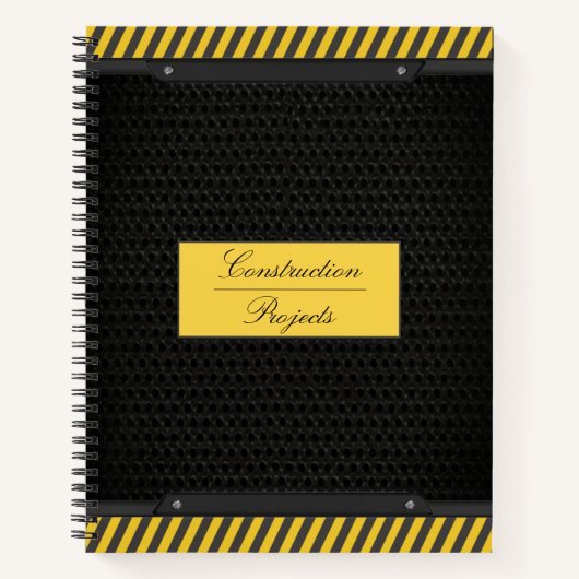 Carnet Bloc-notes en métal (Devant)