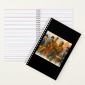 Carnet Bloc-notes en spirale de jazz (À l'intérieur)