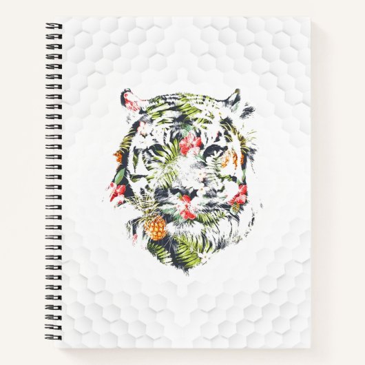 Carnet Bloc-notes en spirale de papier graphique TIGER TR (Devant)