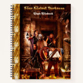 Carnet Bloc-notes en spirale Four Against Darkness (Devant)