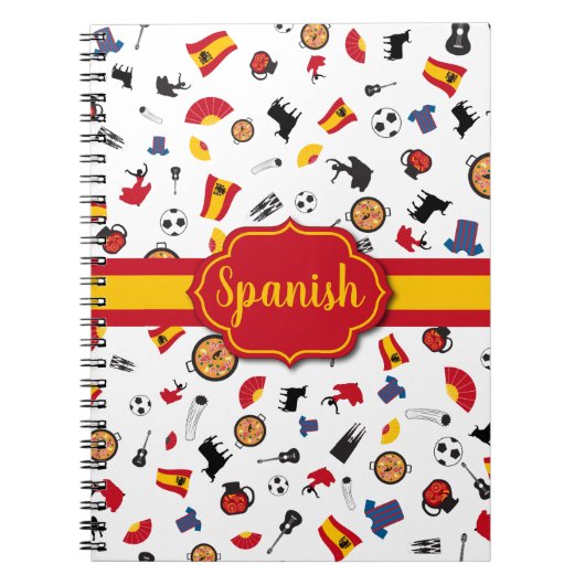 Carnet Bloc-notes espagnol (Devant)