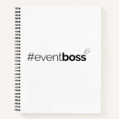 Carnet Bloc-notes #eventboss (Devant)