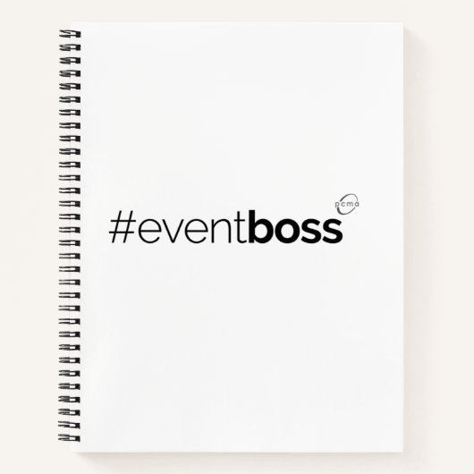 Carnet Bloc-notes #eventboss (Devant)